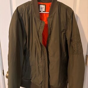 GAP Olive Green Bomber Jacket